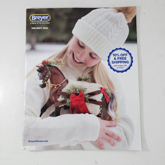 Breyer Holiday 2024 Catalog Magazine Model Horses Merchandise Scrapbooking - Picture 8 of 8